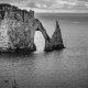 Falaise d'Etretat en Normandie.