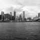 Manathan et pont de Brooklin, New-york, 2023